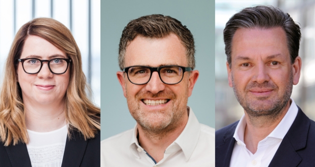 "Das Potenzial ist riesig" - v.l.: Elke Wilgmann (Rewe), Maik Schulke (Storck) und Dr. Christian Deuringer (Allianz) - Quelle: Rewe; August Storck; Nils Hasenau